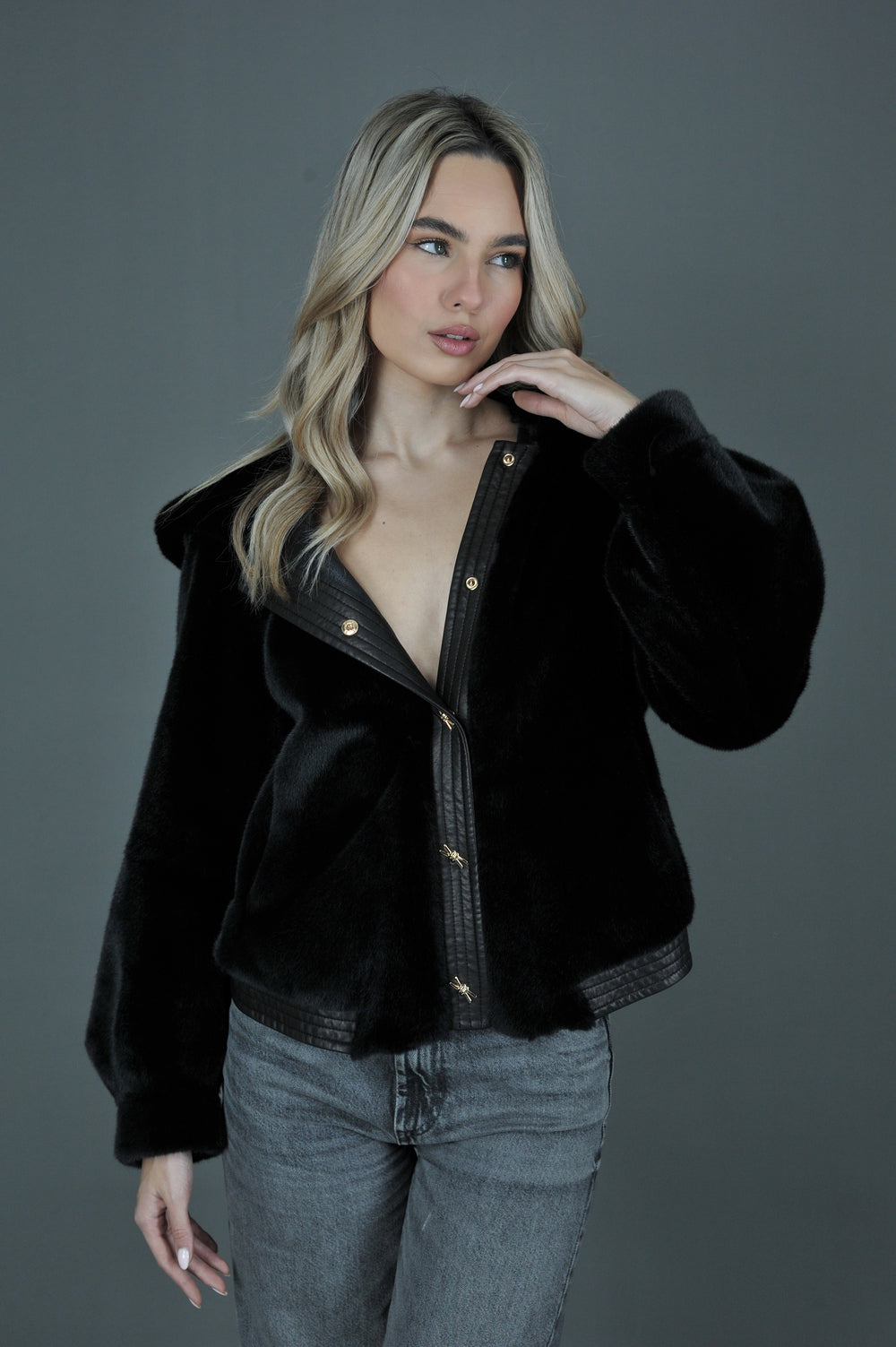 Faux Fur Jacket